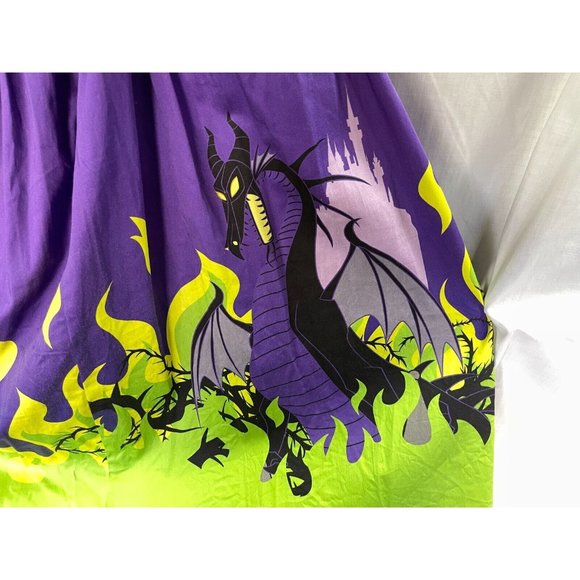 Disney Dress Shop Maleficent and Dragon Dress Sleeveless Purple XS - Picture 6 of 7